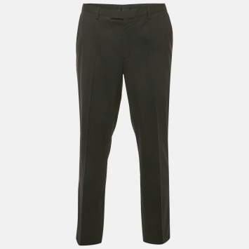 Boss By Hugo Boss Black Wool Formal Trousers XXL