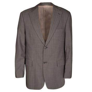 Pre Owned Boss By Hugo Boss Grey Wool Pasolini/Movie Blazer M