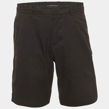 Pre Owned Boss By Hugo Boss Black Technical Twill Spectre Shorts XXL