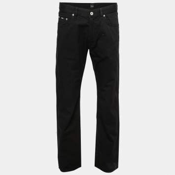 Pre Owned Boss By Hugo Boss Black Denim Regular Fit Jeans L Waist 34"
