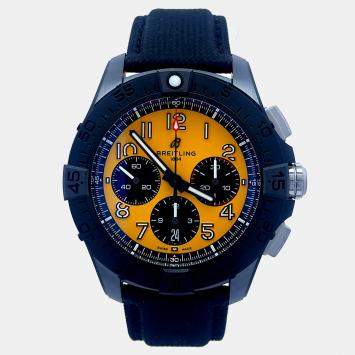 Pre Owned Breitling Avenger SB0147101I1X2 Automatic Yellow Ceramic Men’s Wristwatch 44 mm
