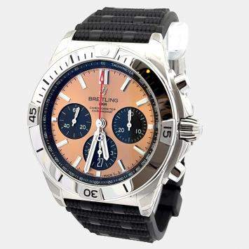 Pre Owned Breitling Chronomat AB0134101K1S1 Automatic Bronze Stainless Steel Men’s Wristwatch 42 mm