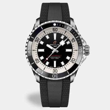 مملوكة مسبقًا Breitling Superocean A17376211B1S1 Automatic Black Stainless Steel Men's Wristwatch 44 mm