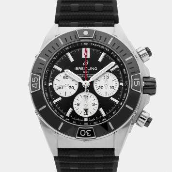 Breitling Super Chronomat B01 AB0136251B1S1 Automatic Stainless Steel Black Dial Men's Wristwatch 44mm