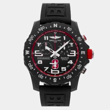 Pre Owned Breitling Endurance Pro Stanford University X823109C1B1S1 Quartz Black Breitlight Men's Wristwatch 44mm