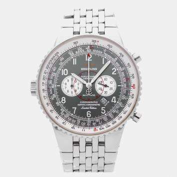 Pre Owned Breitling Navitimer Heritage Limited Edition A35360U5/F522 Automatic Grey Stainless Steel Men's Wristwatch 43mm