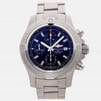 Pre Owned Breitling Avenger A13317101C1A1 Automatic Blue Stainless Steel Men’s Wristwatch 45 mm