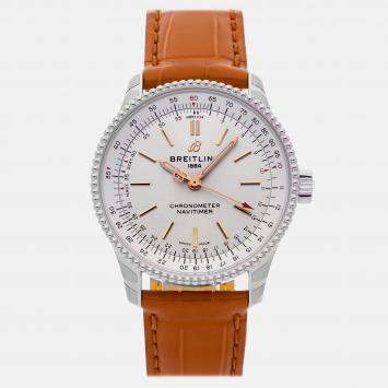 Pre Owned Breitling Navitimer A17395F41G1P3 Automatic Silver Stainless Steel Men’s Wristwatch 35 mm