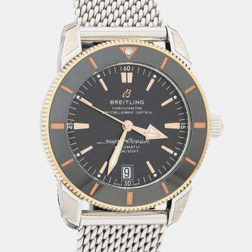 Pre Owned Breitling Superocean Heritage UB2010 Automatic Rose Gold Stainless Steel Men's Wristwatch 42 mm