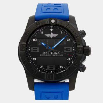 مملوكة مسبقًا Pre-Owned Breitling Exospace B55 VB5510H2/BE45 Black Quartz Titanium Men's Wristwatch 46 MM