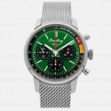 مملوكة مسبقًا ساعة بريتلينغ توب تايم بي01 فورد موستنج AB01762A1L1A1 مملوكة مسبقًا