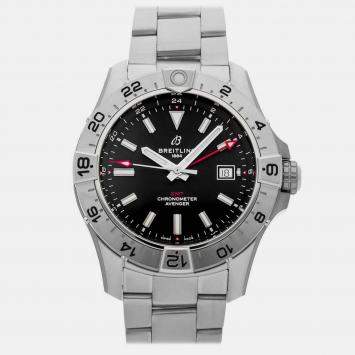 مملوكة مسبقًا ساعة يد بريتلينغ أفينجر جي إم تي A32320101B1A1 مستعملة