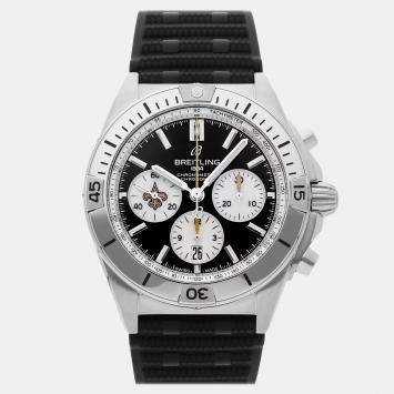 مملوكة مسبقًا Pre-Owned Breitling Chronomat B01 NFL New Orleans Saints AB01342B1B4S1 Automatic 42 mm