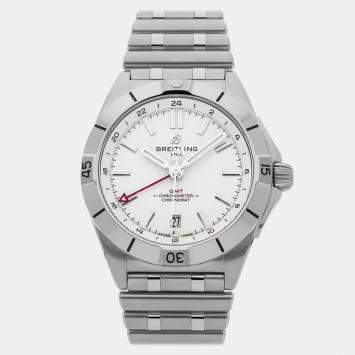 Pre Owned ساعة بريتلينغ كرونومات جي إم تي مملوكة مسبقًا A32398101A1A1