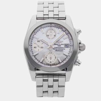 مملوكة مسبقًا ساعة يد رجالية بريتلينغ كرونومات سليك T W1331012/A774 38 مم مستعملة