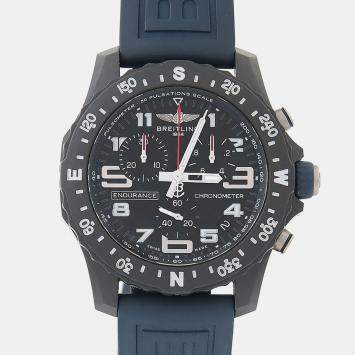 Pre Owned Breitling Endurance Pro X82310 Black Breitlight Quartz Men's Watches 44mm