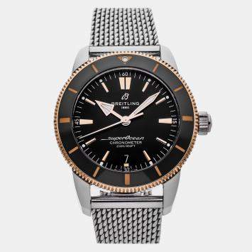 Pre Owned Breitling Superocean Heritage B20 UB2030121B1A1 Black Stainless Steel Automatic Men's Watches 44mm