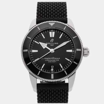 Pre Owned Breitling Superocean Heritage AB2030121B1S1 Black Stainless Steel Automatic Men's Wristwatches 44mm