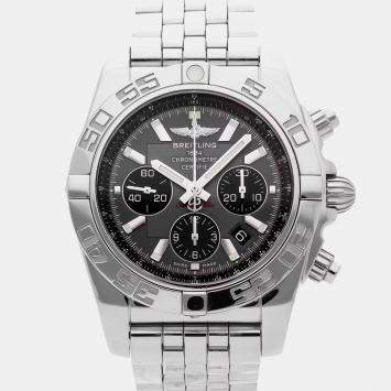 Pre Owned Breitling Chronomat AB011012/F546 Grey Stainless Steel Automatic Men's Watches 44mm
