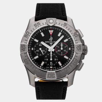 Pre Owned Breitling Avenger EB0148101B1X1 Black Titanium Automatic Men's Watches 46mm