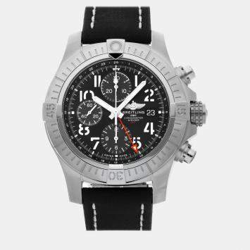 Pre Owned Breitling Avenger A24315101B1X2 Automatic Black Stainless Steel Men’s Wristwatch 45mm
