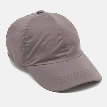 Pre Owned Brunello Cucinelli Taupe Technical Cap L