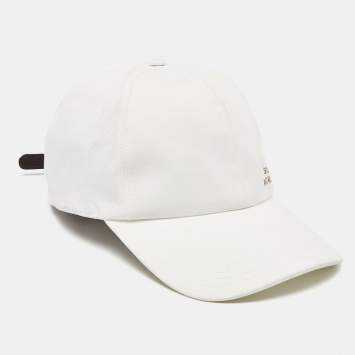 Pre Owned Brunello Cucinelli White Cotton Cap L