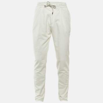 مملوكة مسبقًا {"name": "Brunello Cucinelli White Corduroy Leisure Fit Pants M", "name_ar": "بنطلون برونيللو كوتشينيللي أبيض كوردروي مريح مقاس وسط - ميديم"}
