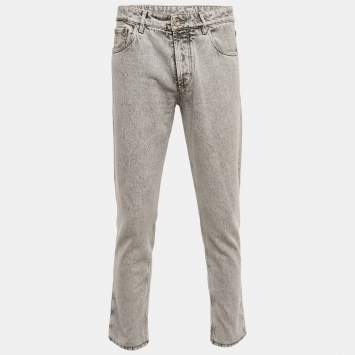Brunello Cucinelli Grey Denim Traditional Fit Jeans S Waist 30"