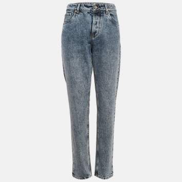 Brunello Cucinelli Blue Washed Denim Jeans S Waist 32"