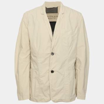 Pre Owned Burberry Brit Beige Cotton Jackets L