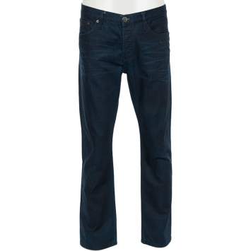 Pre Owned Burberry Brit Blue Denim Steadman Slim Fit Jeans XL 