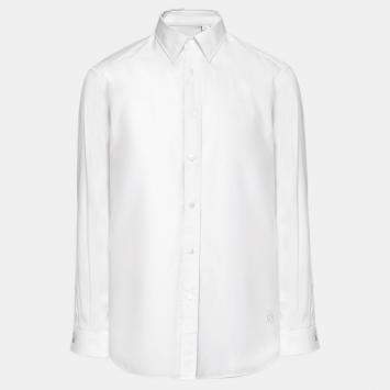Pre Owned Burberry London White Cotton Oxford Classic Button Front Shirt L