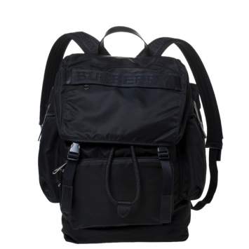 Pre Owned Burberry Black Nylon Ranger Backpack