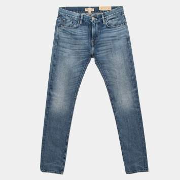 Pre Owned Burberry Blue Denim Slim Fit Jeans M Waist 31" 