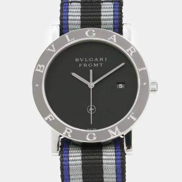 Bvlgari Black Stainless Steel Bvlgari Bvlgari 103570 Automatic Men's Wristwatch 41mm