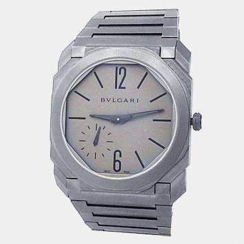 Bvlgari Octo Finissimo 102713 Automatic Grey Titanium Men's Wristwatch 40 mm