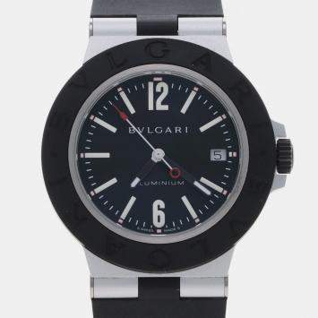 Pre Owned Bvlgari BB Aluminium BB40AT Automatic Aluminum Men's Wristwatch 40 mm