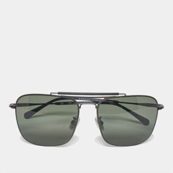 Pre Owned Carolina Herrera Black SHE159 Aviator Sunglasses