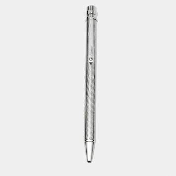 Pre Owned Cartier Santos De Cartier Palladium Finish Ballpoint Pen
