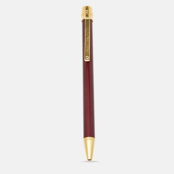 Pre Owned Cartier Santos de Cartier Gold Tone Ballpoint Pen