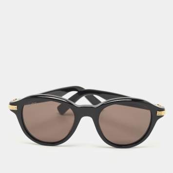 Cartier Black/Gold CT0395S Round Sunglasses