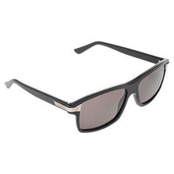 Pre Owned Cartier Black Santos De Cartier Wayfarer Sunglasses 