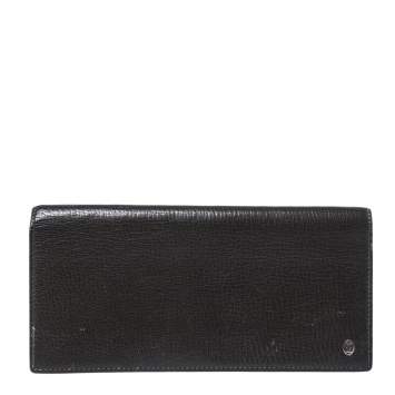Pre Owned Cartier Olive Green Leather Pasha de Cartier Bifold Wallet