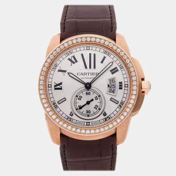 Pre Owned Cartier Calibre De Cartier WF100005 42 mm Automatic Men's Wristwatch 42MM