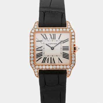 Pre Owned Cartier Santos Dumont WH100351 Automatic Men's Wristwatch 