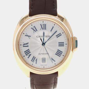 Pre Owned Cartier Cle WGCL0004 Automatic Rose Gold Men's Wristwatch 40 mm