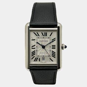 Pre Owned Cartier Tank Must XL WSTA0040 Automatic Silver Stainless Steel Men's Wristwatch 41 mm