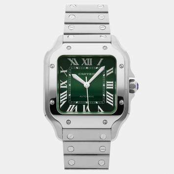 مملوكة مسبقًا Pre-Owned Cartier Santos Medium WSSA0061