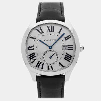 Pre Owned Pre-Owned Cartier Drive de Cartier WSNM0004 Silver Automatic Stainless Steel Men's Wristwatch 40 MM